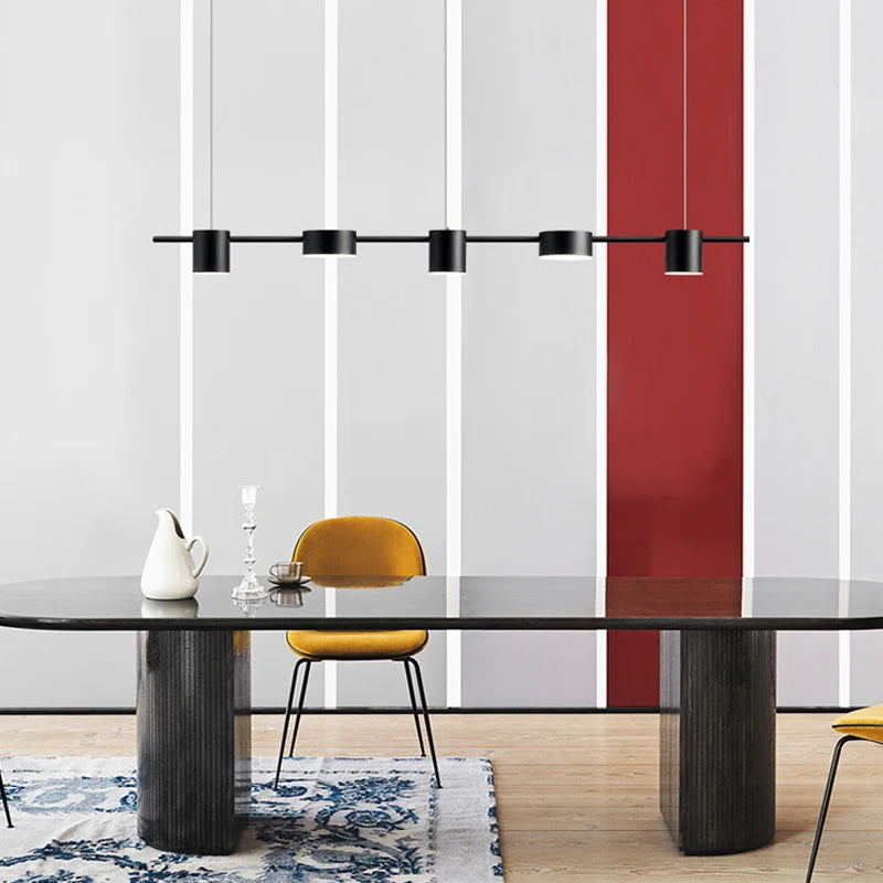 Suspension barre 6 lumières 153 cm — Naralune