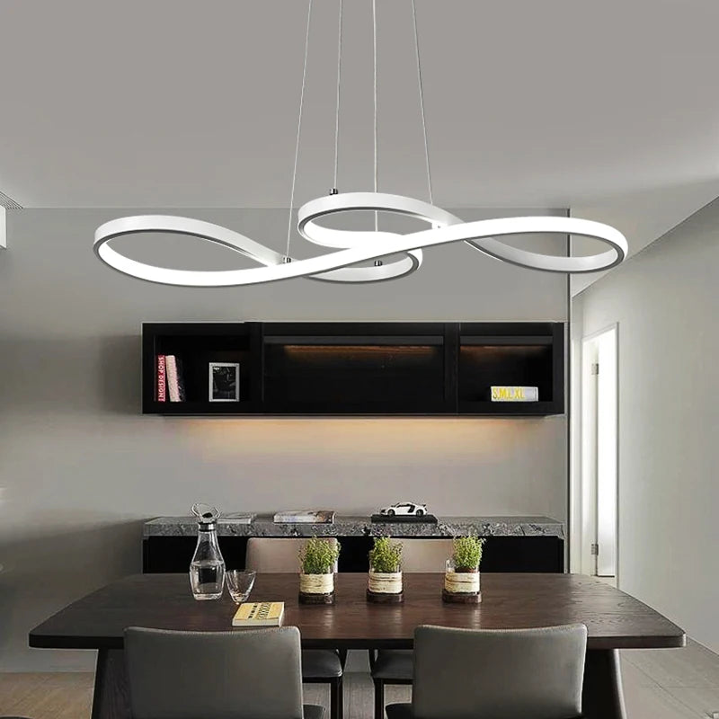 Suspension îlot central ruban LED 92 cm — Naralune