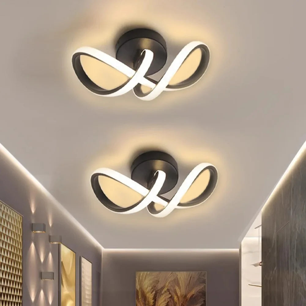 Plafonnier LED couloir minimaliste — Naralune