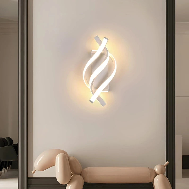 Applique murale LED spirale — Naralune