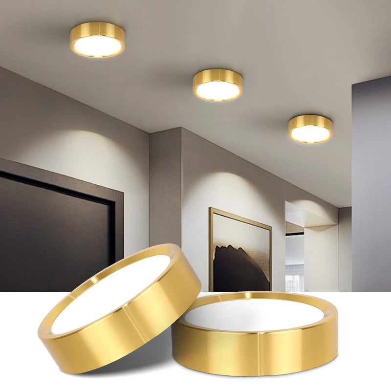 Plafonnier LED ultra plat Ø 12 cm — Naralune