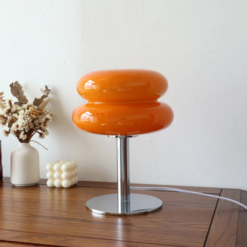 Lampe de chevet verre macaron — Naralune