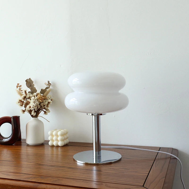 Lampe de chevet verre macaron — Naralune