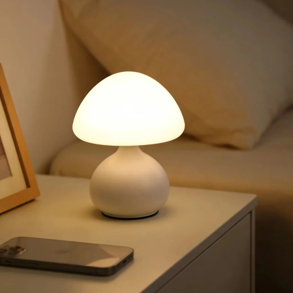 Lampe de chevet champignon minimaliste — Naralune