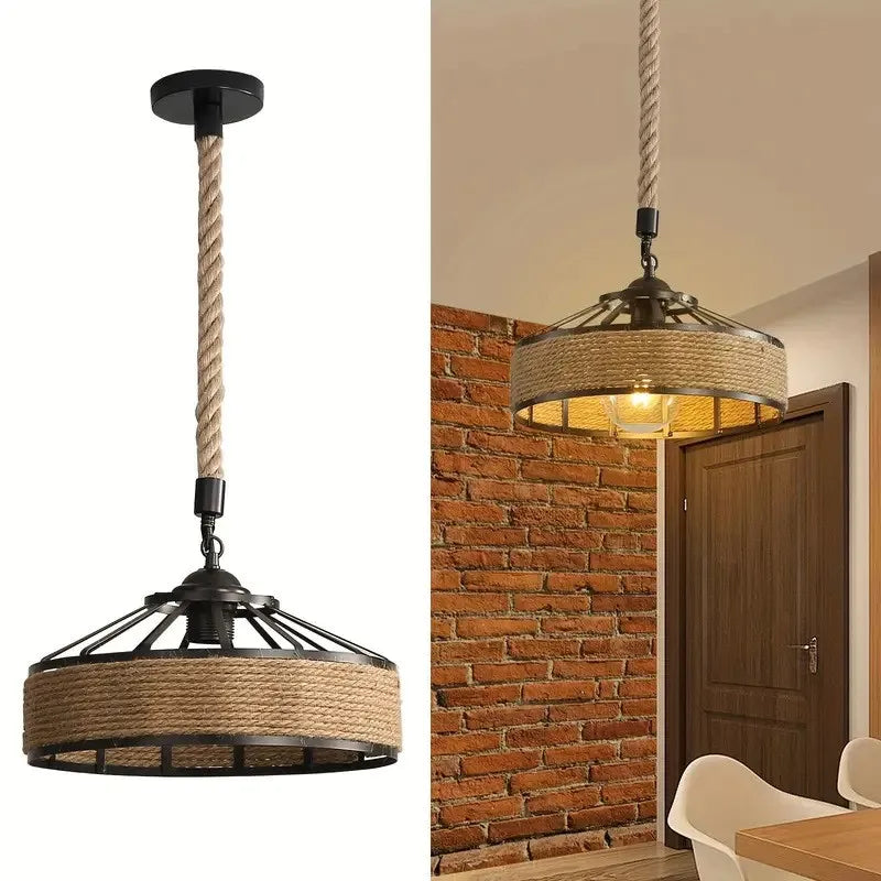 Suspension corde de chanvre industrielle — Naralune