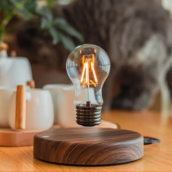 Lampe de bureau ampoule en lévitation — Naralune