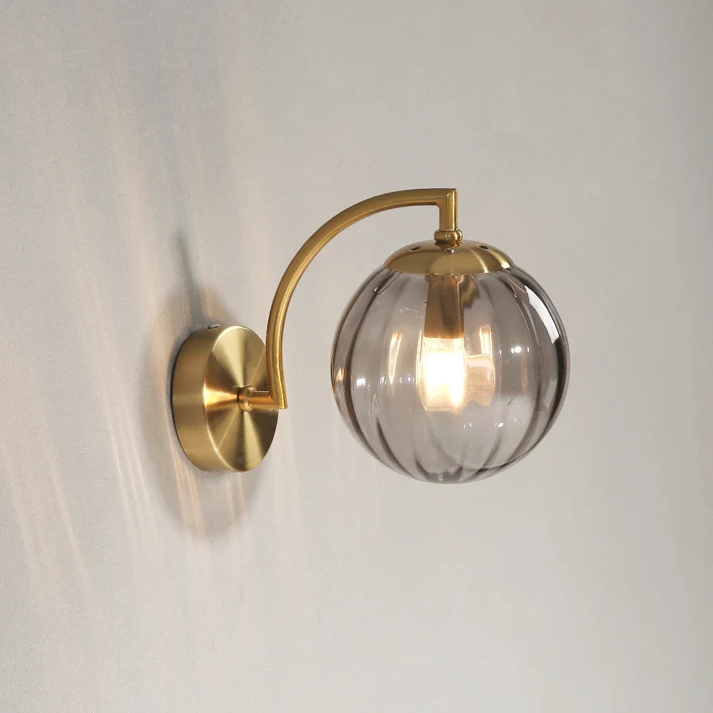 Applique murale verre teinté — Naralune