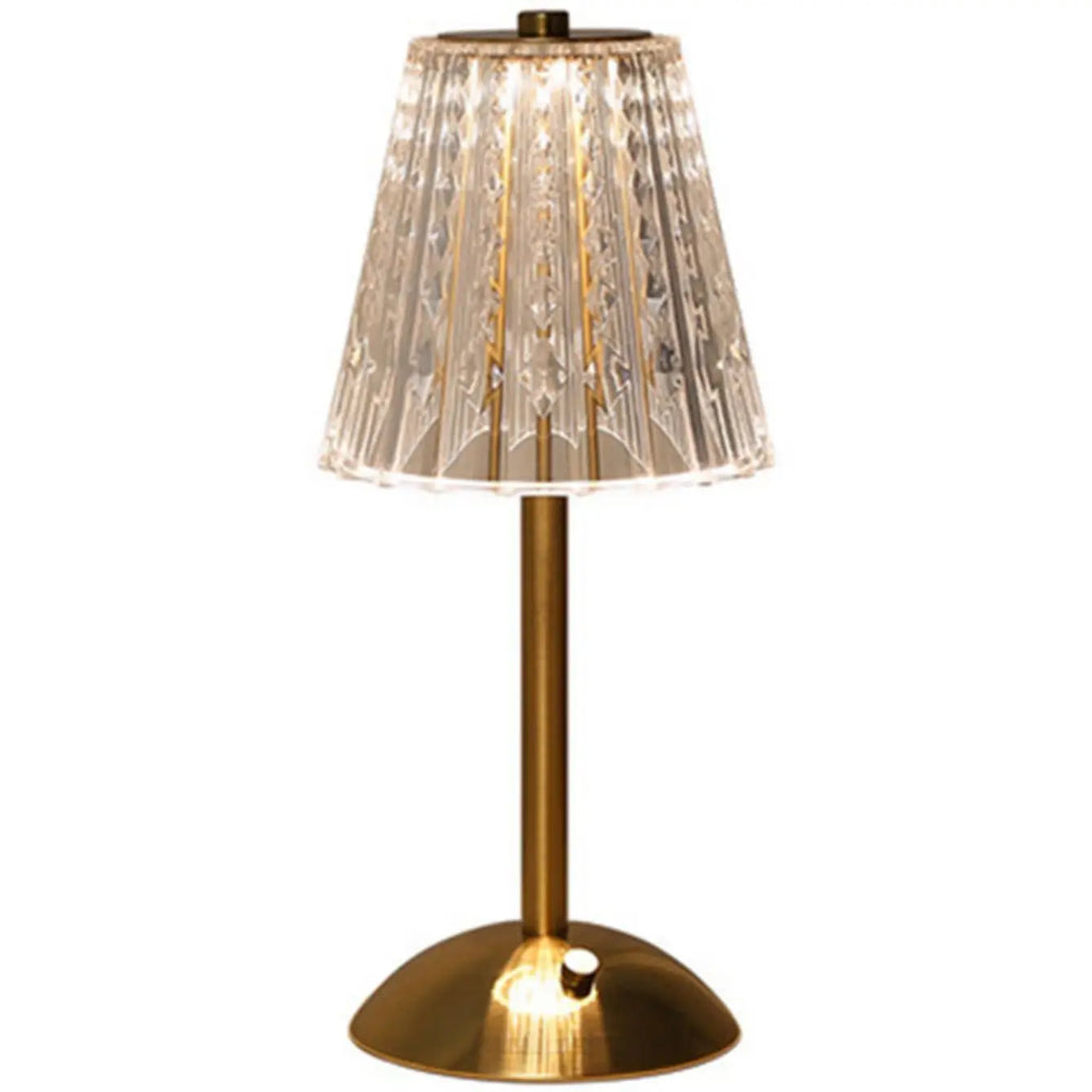 Lampe de chevet cristal diamant — Naralune