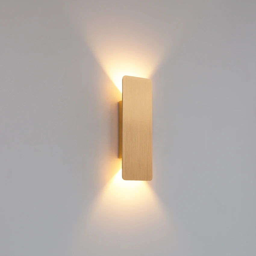 Applique murale LED décor bois 41 cm — Naralune