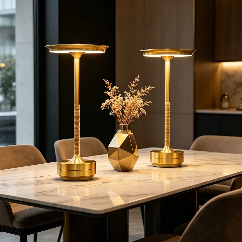 Lampe de chevet soucoupe sans fil — Naralune