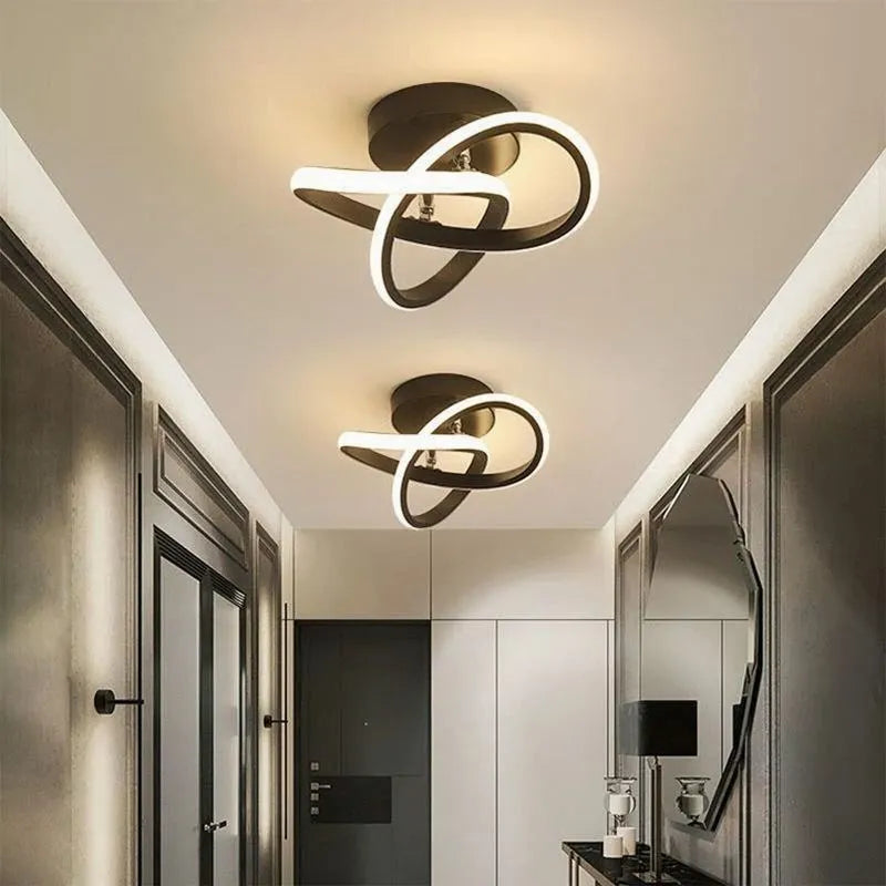 Plafonnier LED linéaire couloir — Naralune