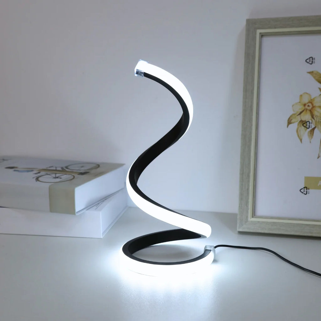 Lampe de bureau LED spirale — Naralune