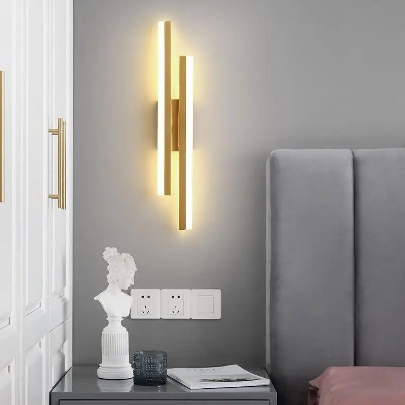 Applique murale laiton tube — Naralune