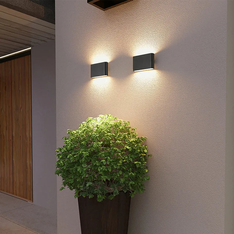 Applique murale extérieure IP65 aluminium — Naralune