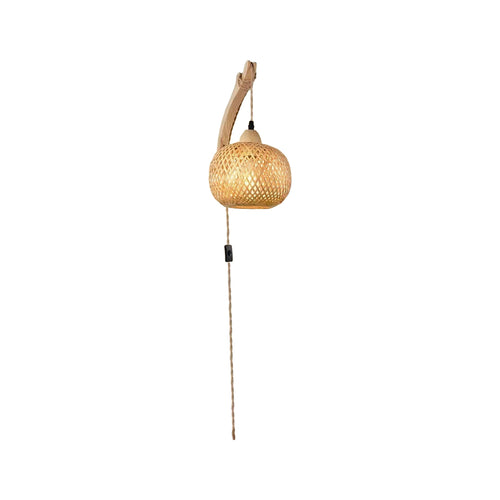 Applique murale bambou tressé — Naralune