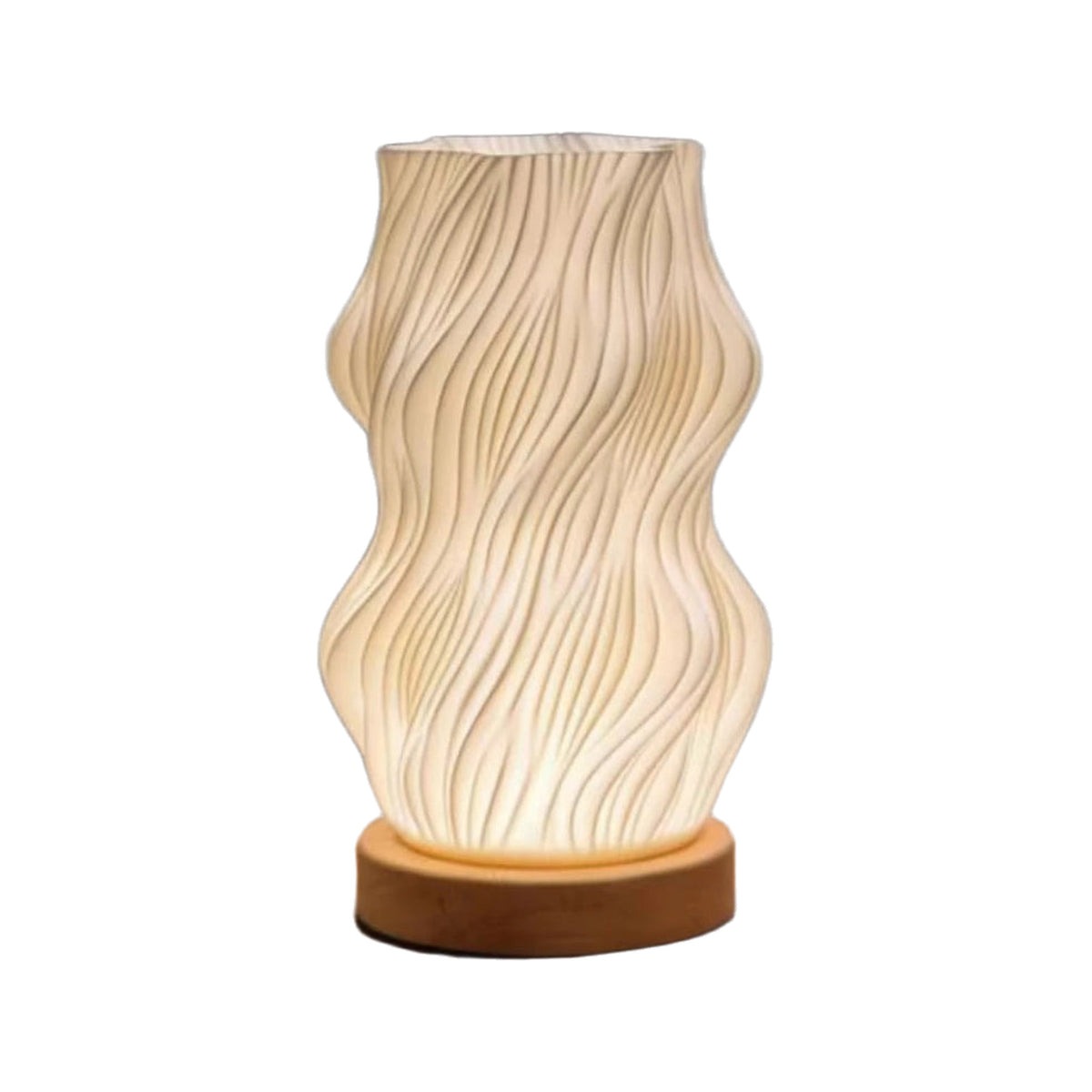 Lampe de bureau verre tricolore — Naralune