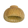 Plafonnier bambou tressé Ø 30 cm — Naralune