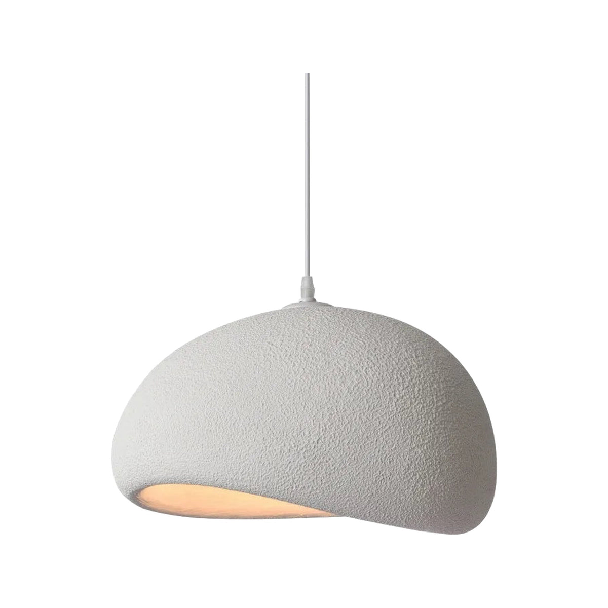 Plafonnier dôme plâtre Ø 60 cm — Naralune