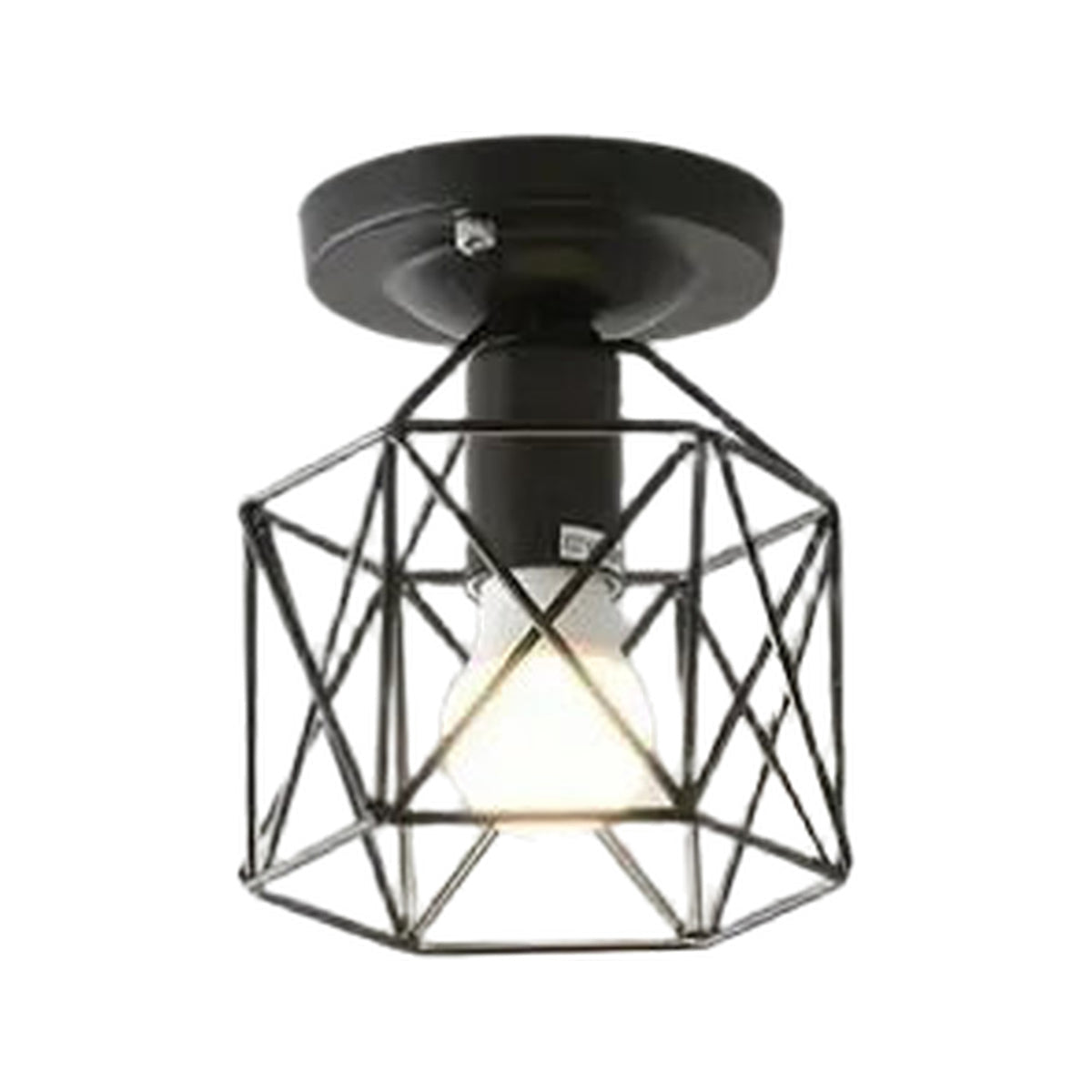 Plafonnier rond mini noir ou doré — Naralune