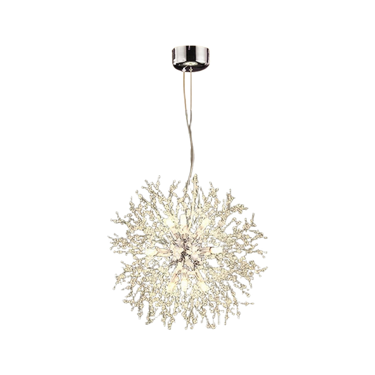 Suspension pissenlit LED 16 têtes Ø 60 cm — Naralune