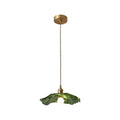 Suspension verre fleur Ø 28 cm — Naralune